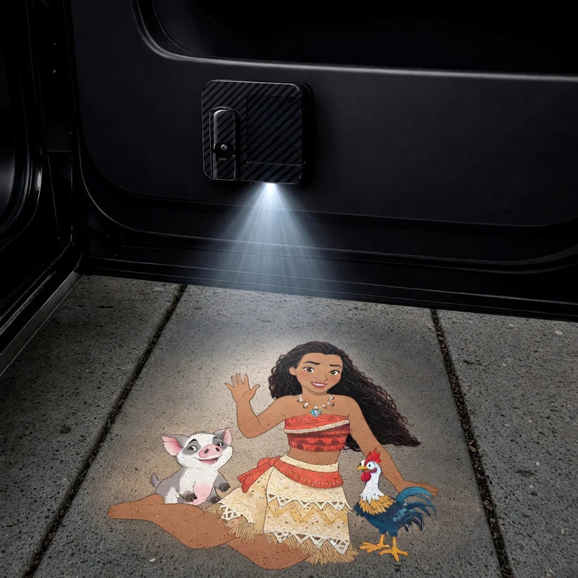 Princess LED Car Door Projector Lights