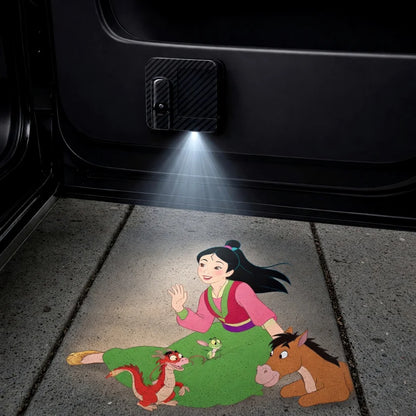 Princess LED Car Door Projector Lights
