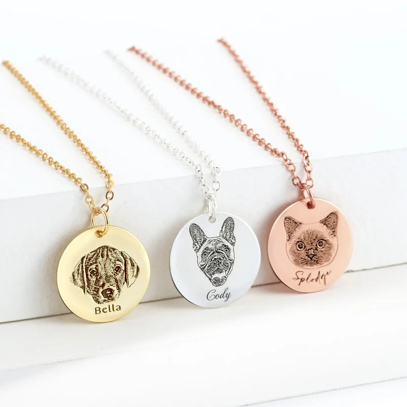 Custom Pet Photo Necklace