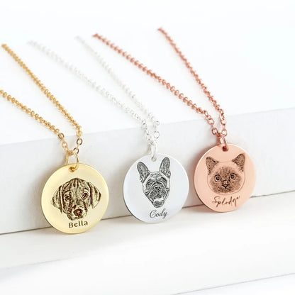 Custom Pet Photo Necklace