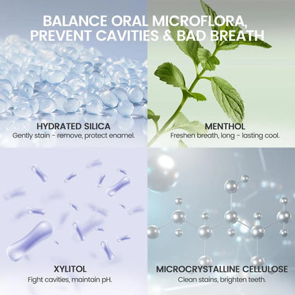 Intense whitening toothpaste