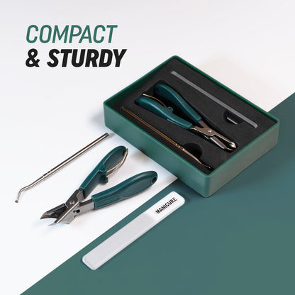 3-Piece Wide Jaw Toenail Clipper Set