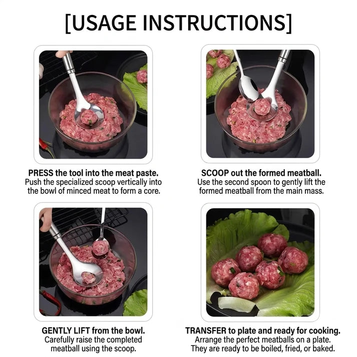 Easy Meatball Maker Spoon