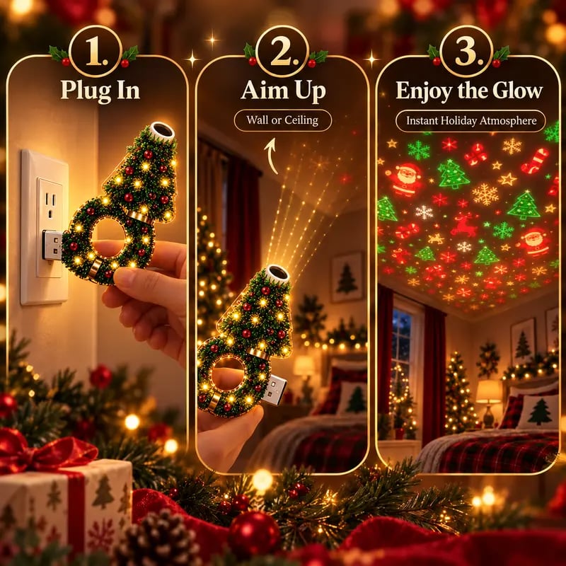 Christmas Glow Projector